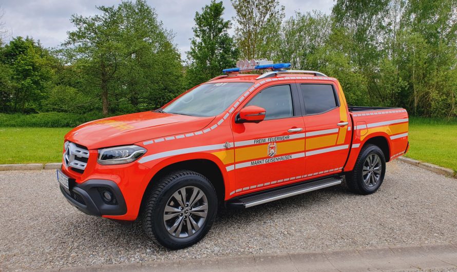 Neues Fahrzeug der Feuerwehr Geisenhausen in Dienst gestellt.